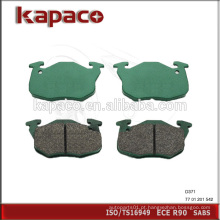 Conjunto de pastilhas de freio de qualidade original D371 7701201542 para Citroen Peugeot 405 Renault